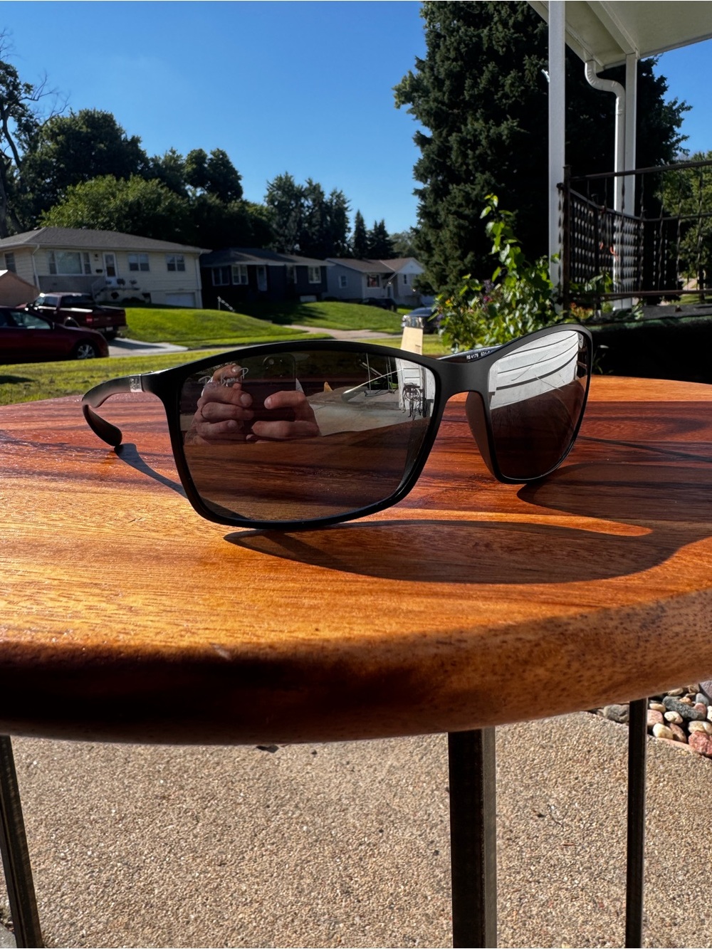 Ray-Ban RB4179 Liteforce Polarized Black frame/lens 62mm Wrap-around Sunglasses